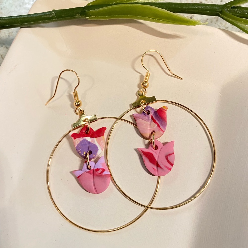 spring handcrafted earrings